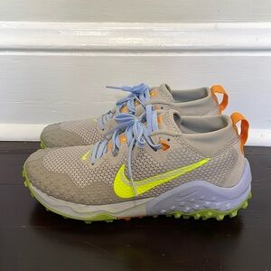 Nike Wildhorse 7 Light Iron Ore Volt Trail Running Shoes In Men’s 6/Women’s 8